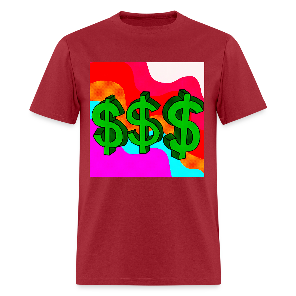 Dollar Sign - dark red