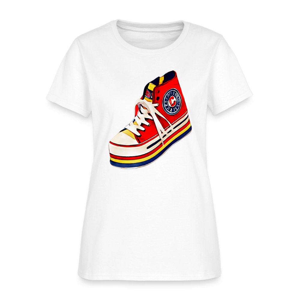 High Top Sneaker - white