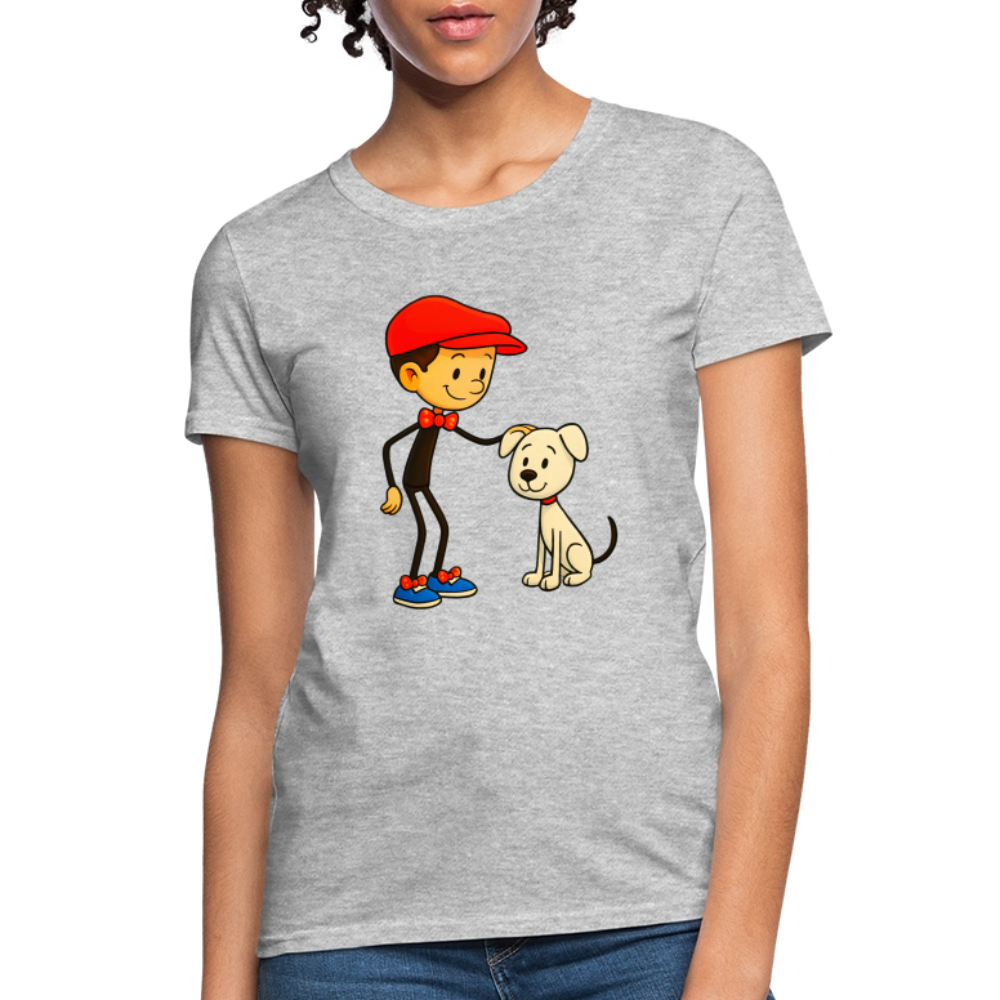 Dog And His Best Friend - heather gray