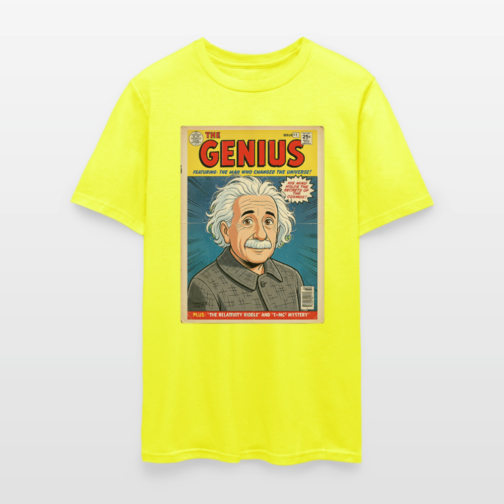Albert Einstein #1 - safety green