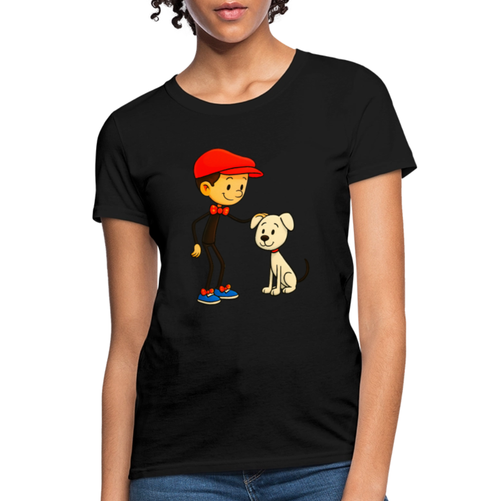 A Dog And His Best Friend - black