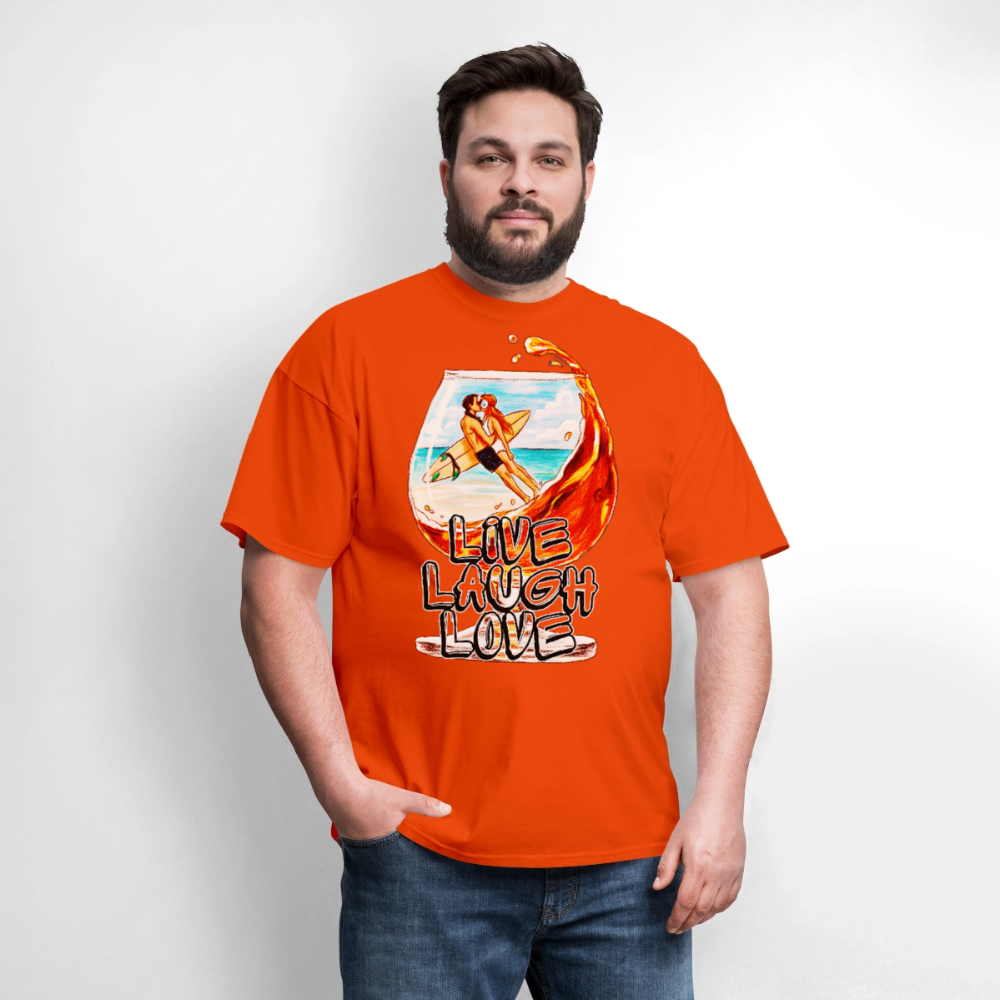 Live, Laugh, Love - orange
