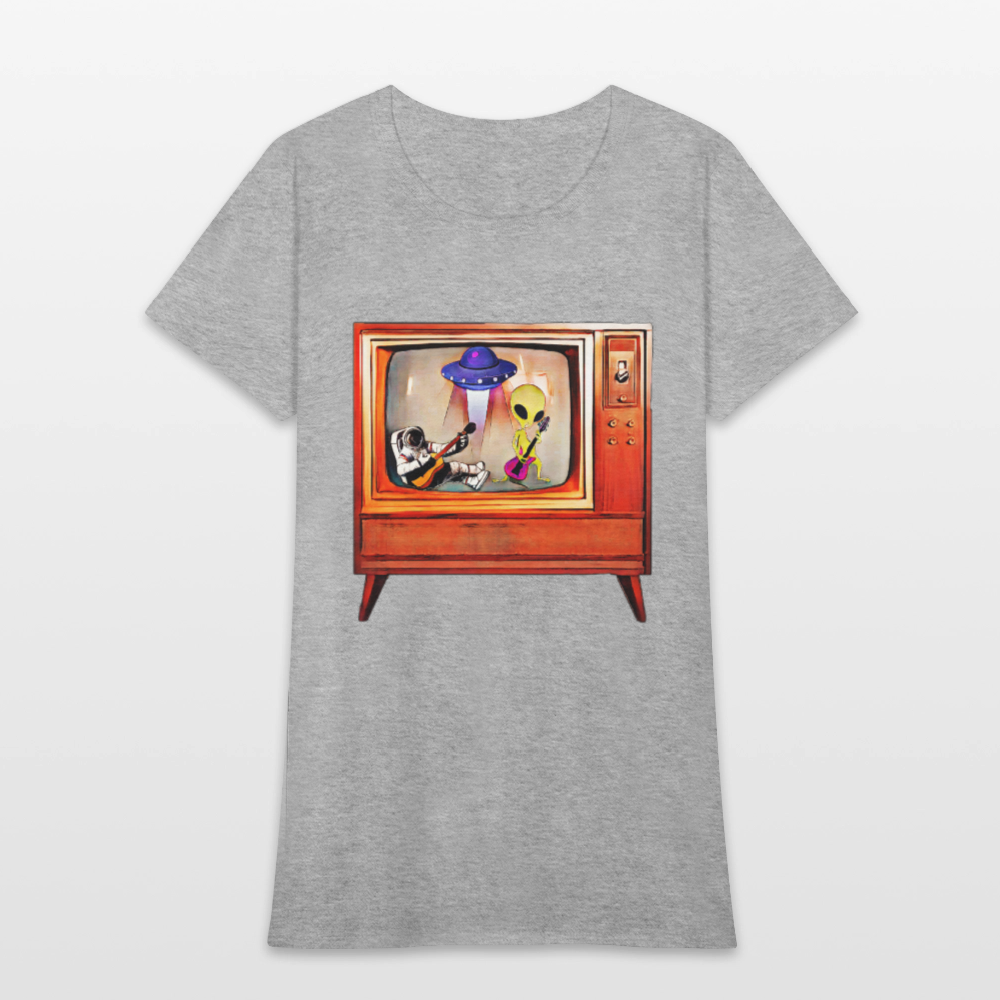 Rocking Astronaut and Alien - heather gray