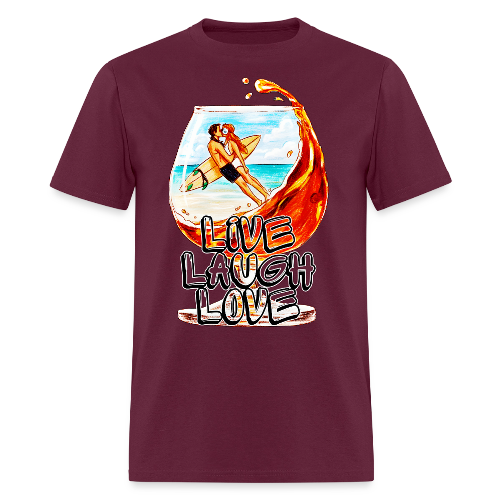 Live, Laugh, Love - burgundy