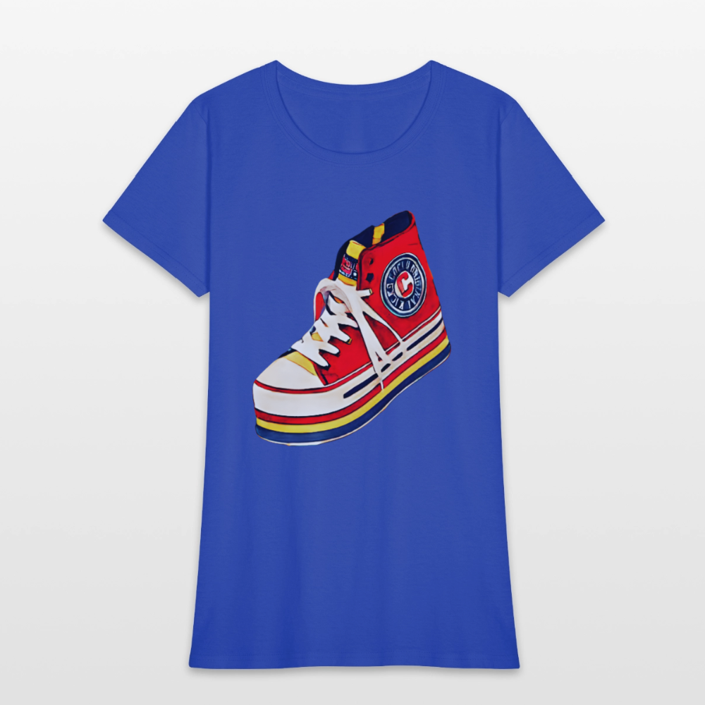 High Top Sneaker - royal blue
