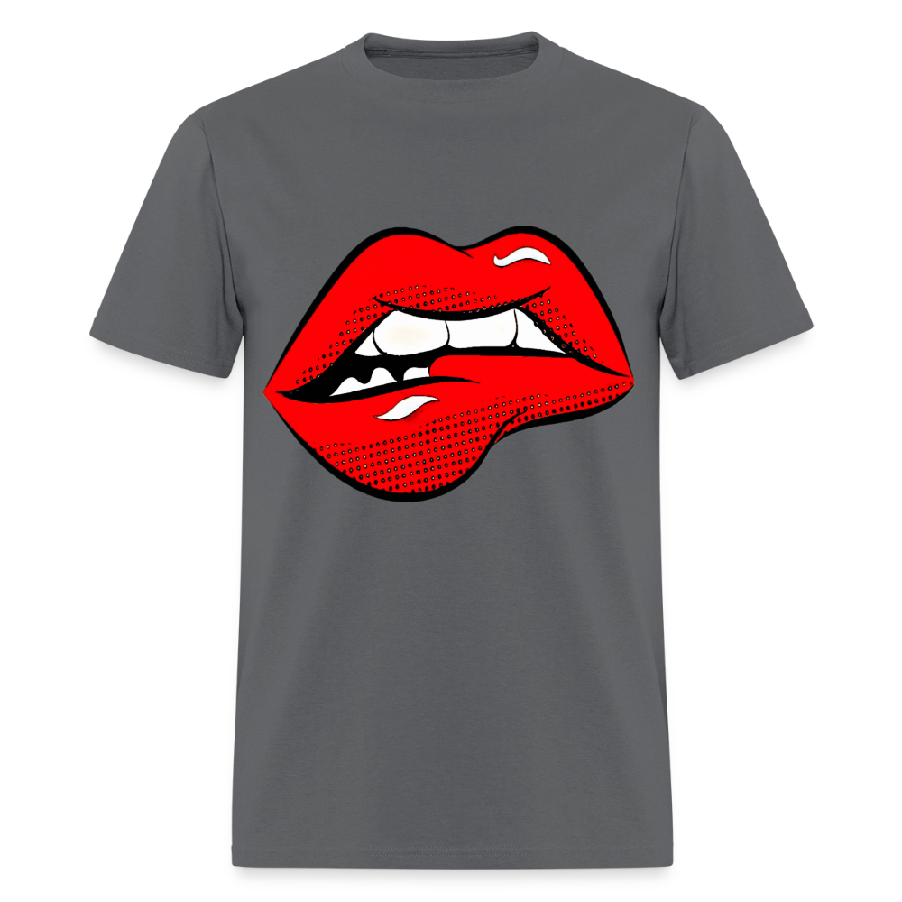 Lips - charcoal