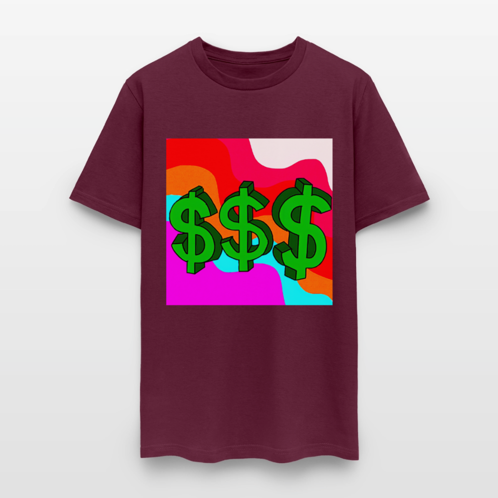 Dollar Sign - burgundy