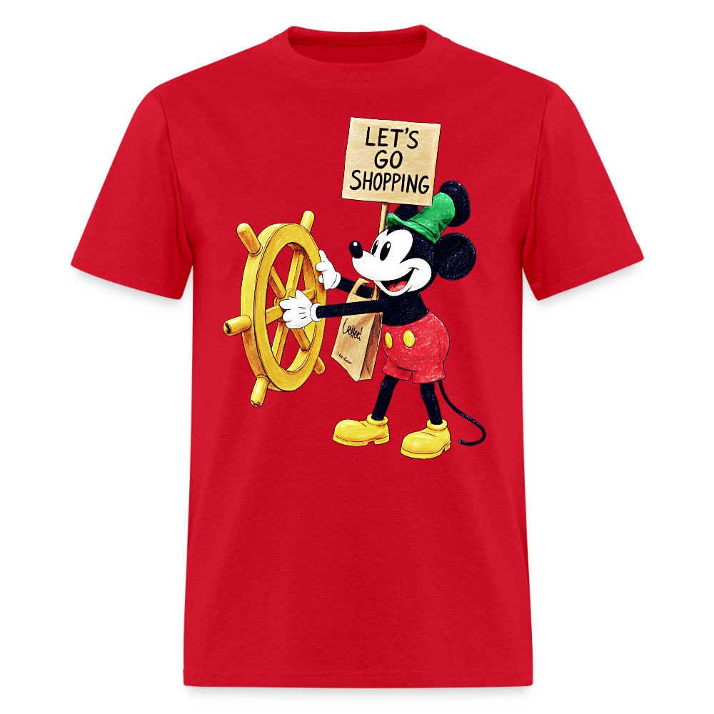 Let's Go Shopping - red