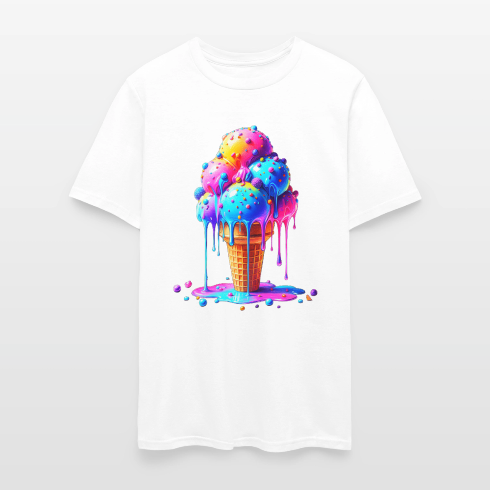 Melting Rainbow - white