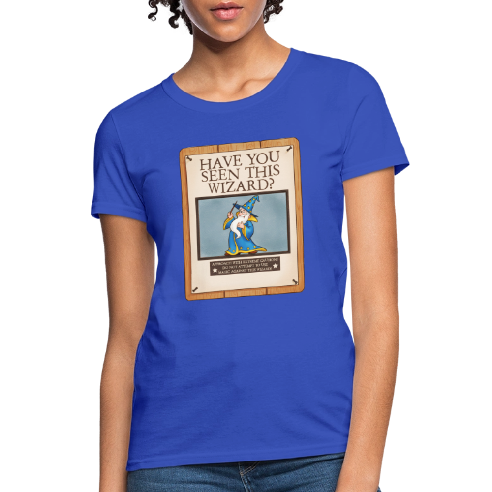 Approach With Caution - royal blue