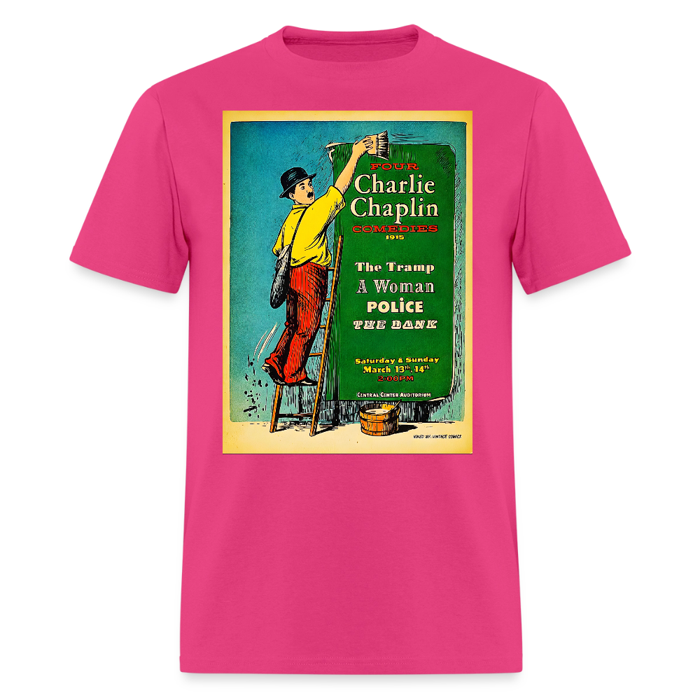 1915 Charlie Chaplin - fuchsia