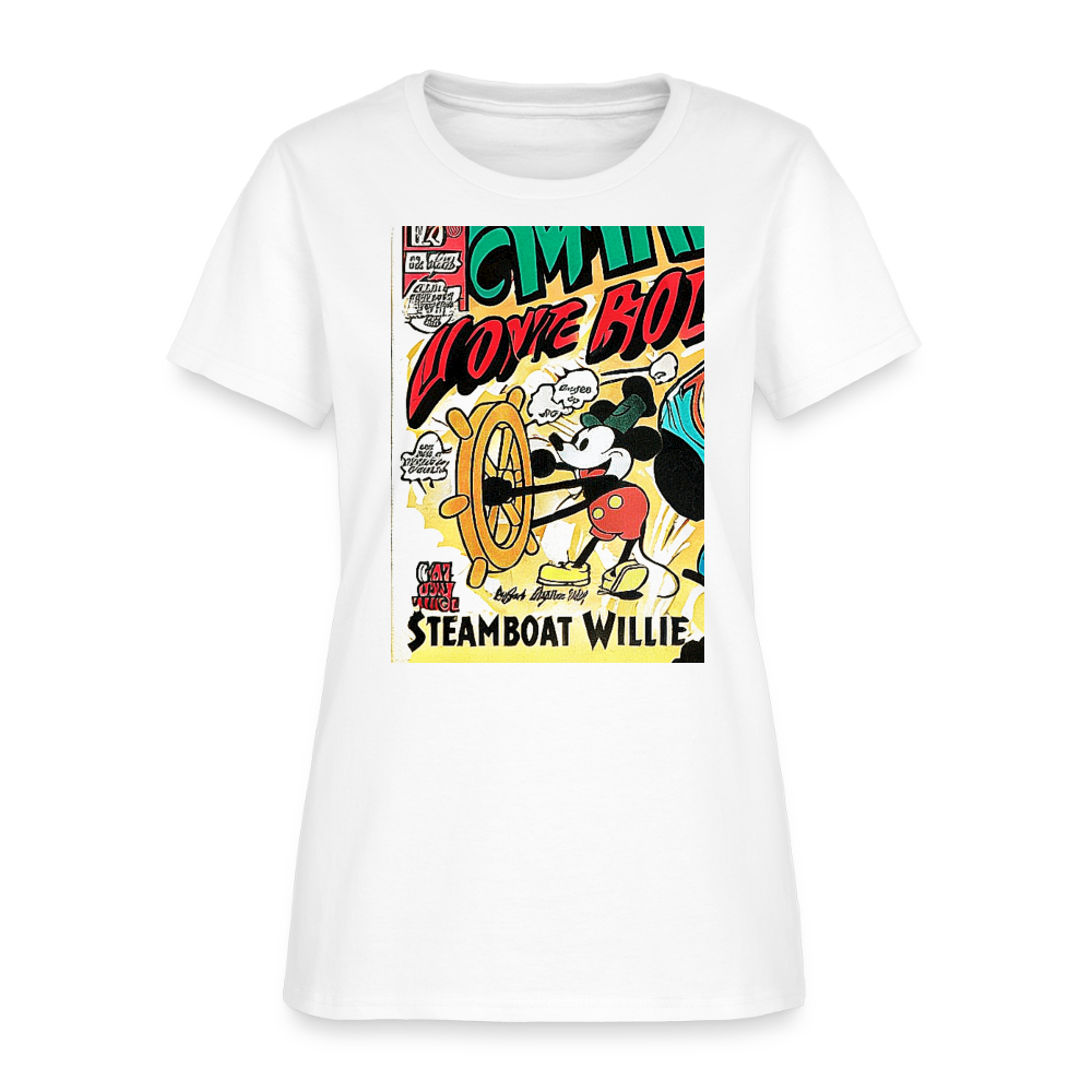 Steamboat Willie - white