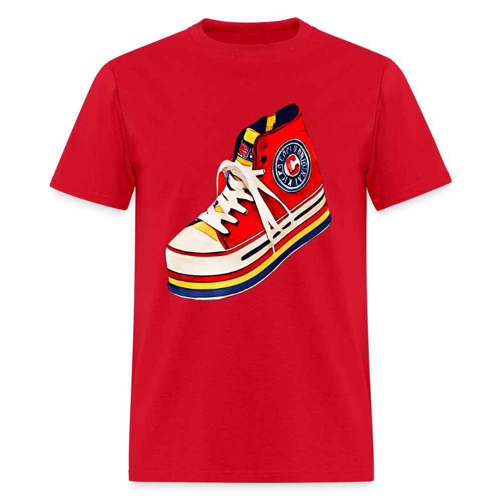 High Top Sneaker - red