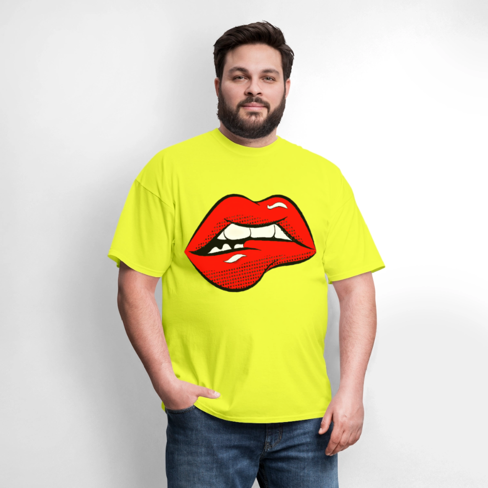 Lips - safety green
