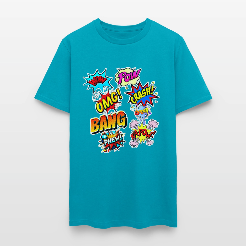 Comic Time - turquoise