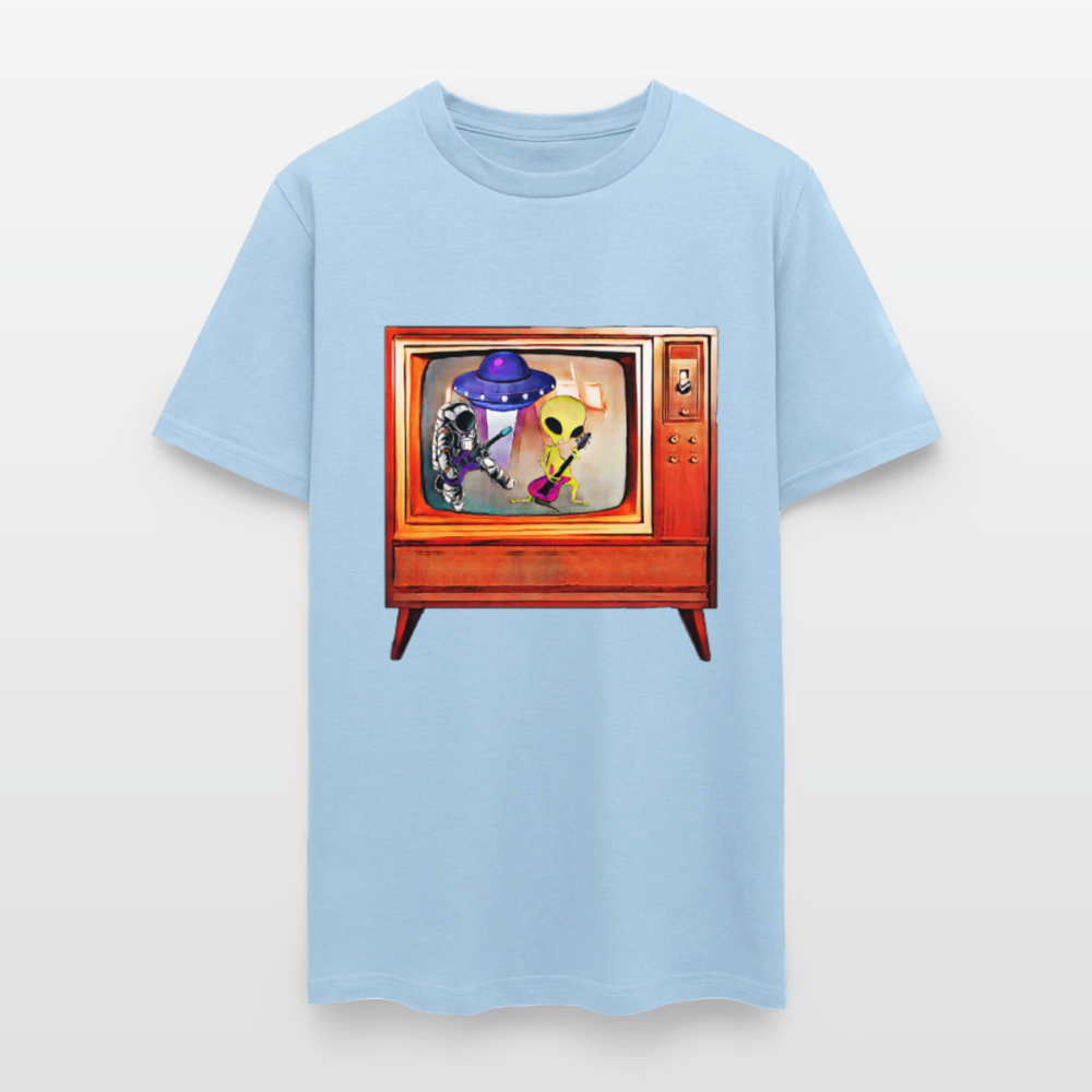 Rocking Astronaut and Alien #2 - powder blue