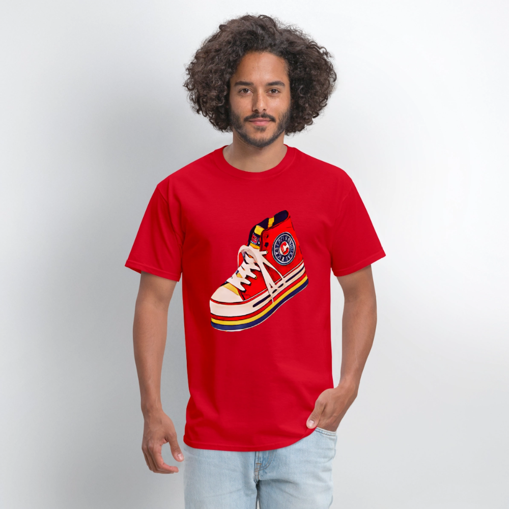 High Top Sneaker - red