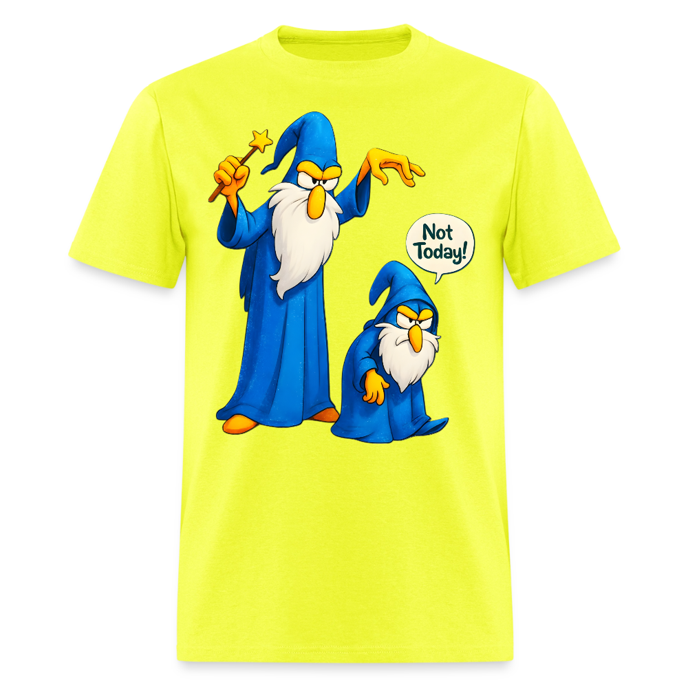 Angry Wizard - safety green
