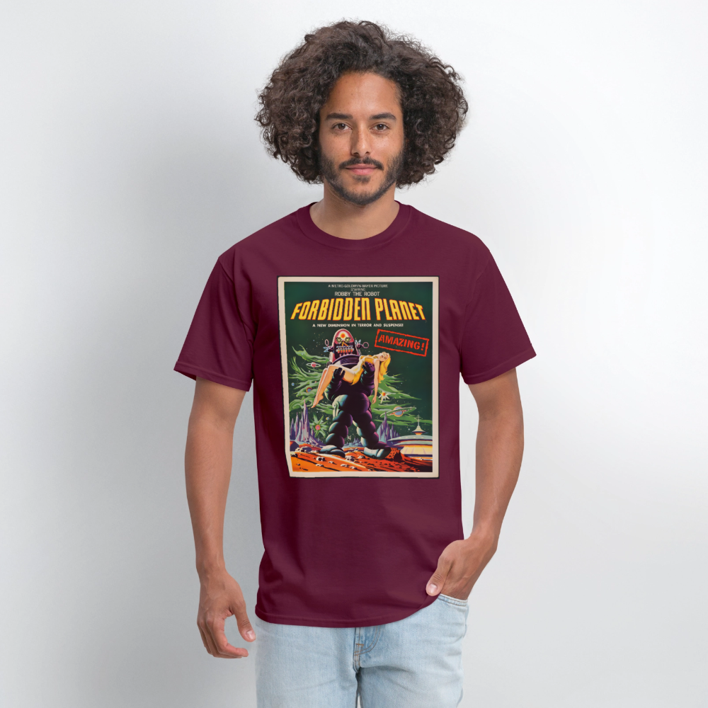 Forbidden Planet - burgundy