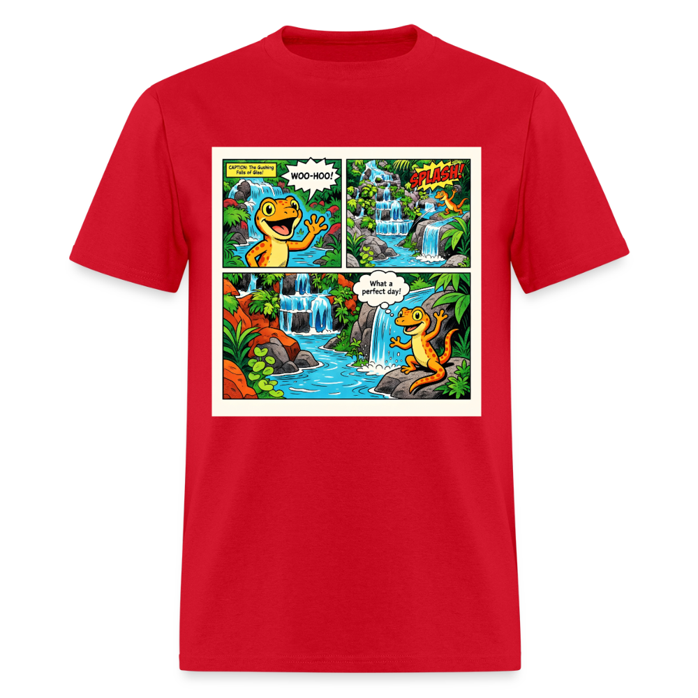 Comic Lizard - red