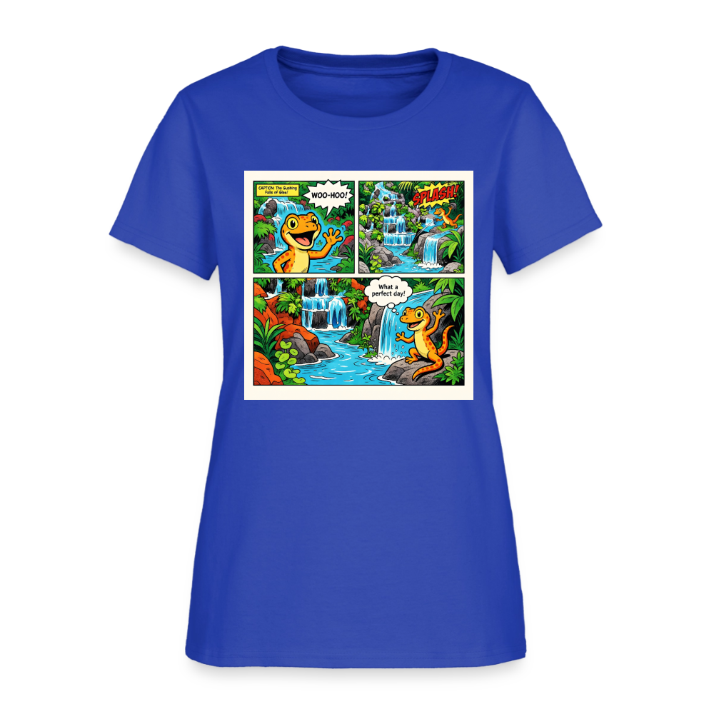 Comic Lizard - royal blue
