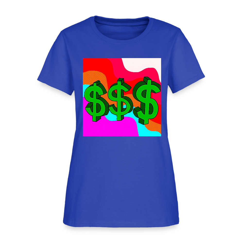 Dollar Sign - royal blue