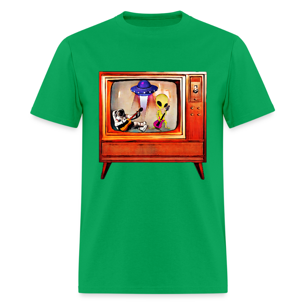 Rocking Astronaut and Alien - bright green