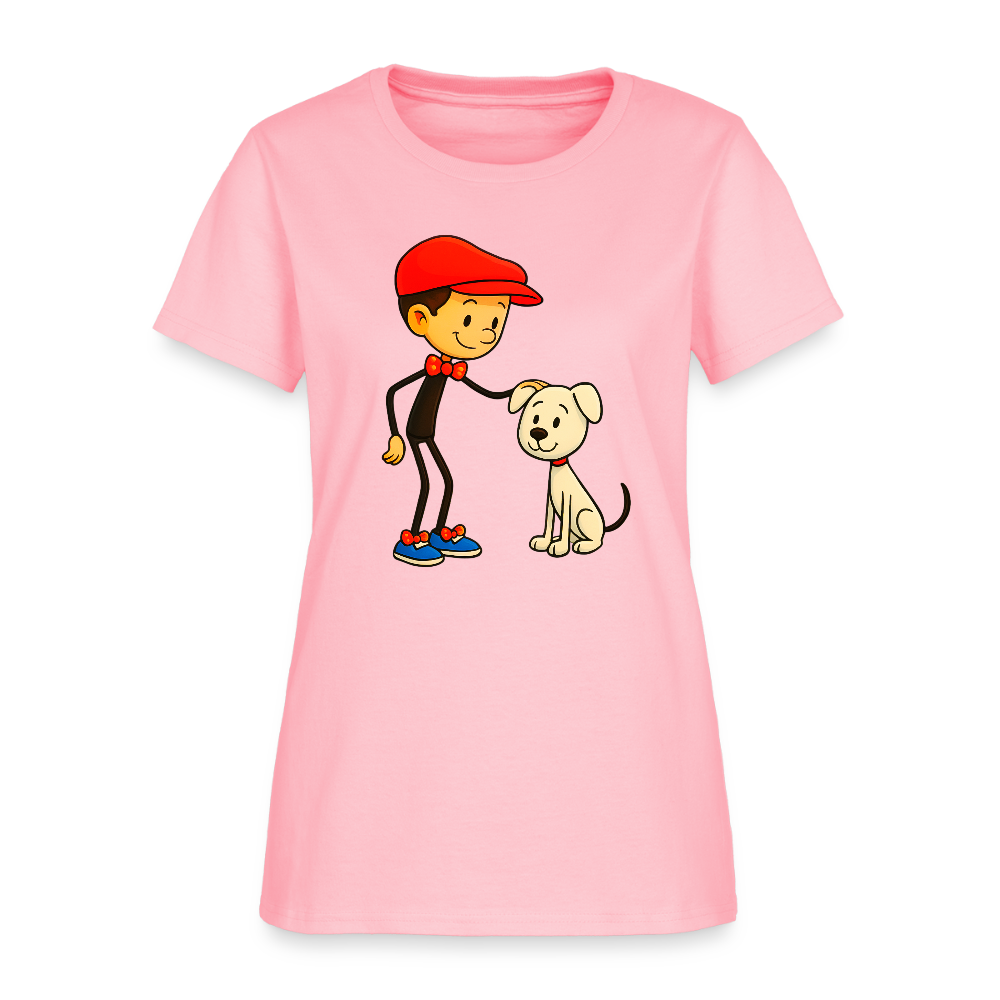 Dog And His Best Friend - pink