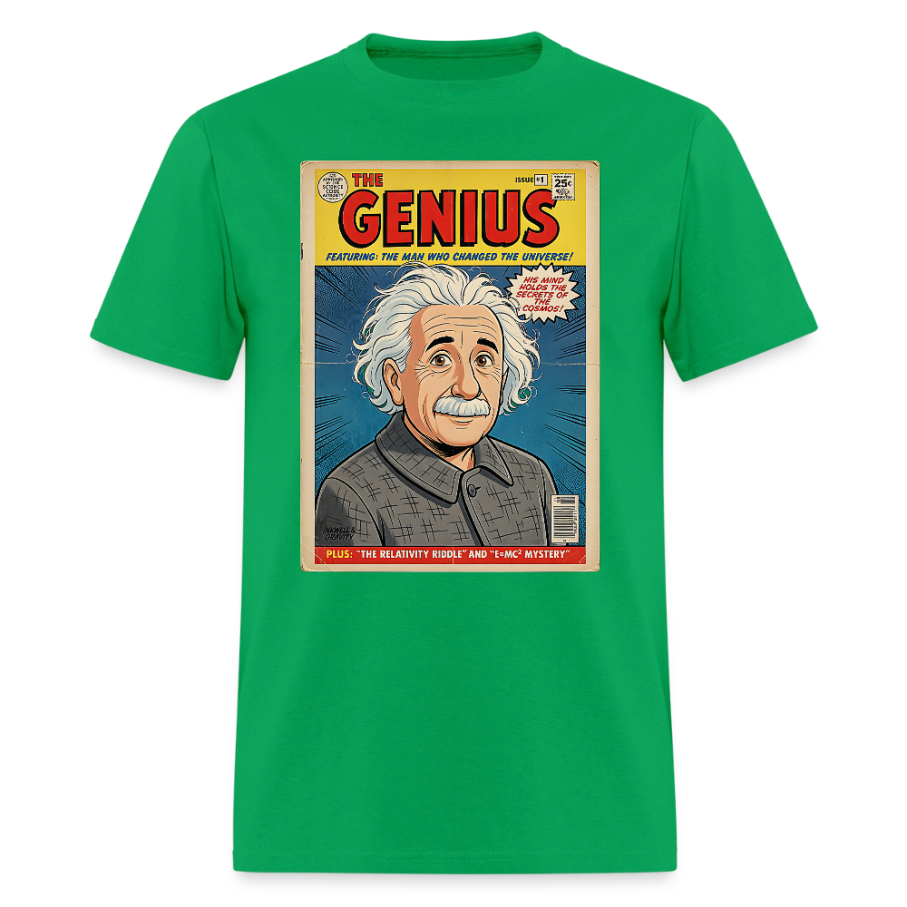 Albert Einstein #1 - bright green