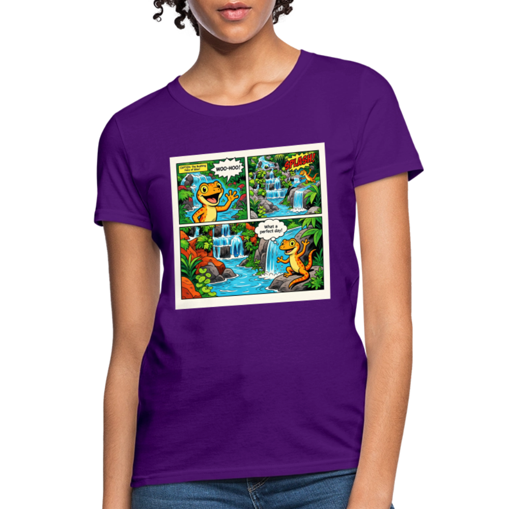 Comic Lizard - purple