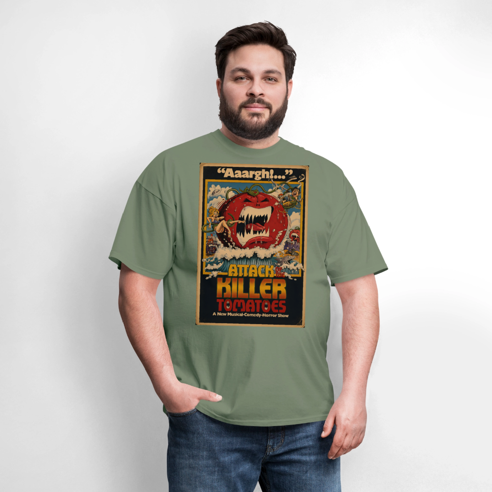 Attack Of The Killer Tomatoes - military green