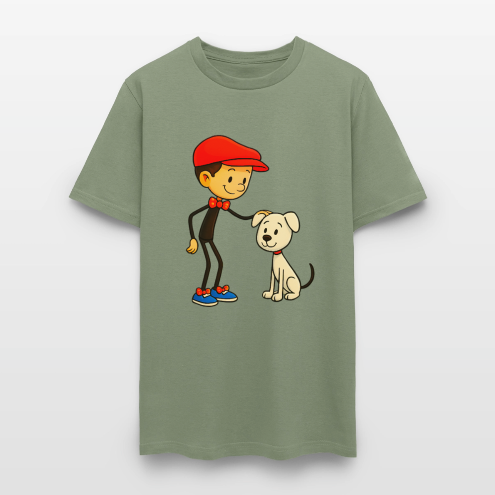 Dog And His Best Friend - military green