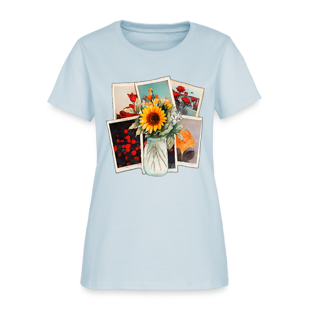 Flowers - light blue