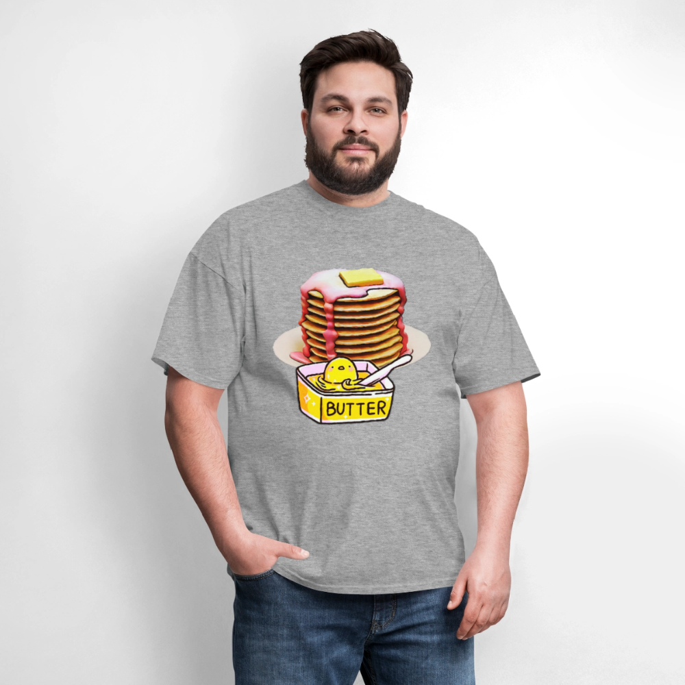 Pancakes and Butter - heather gray