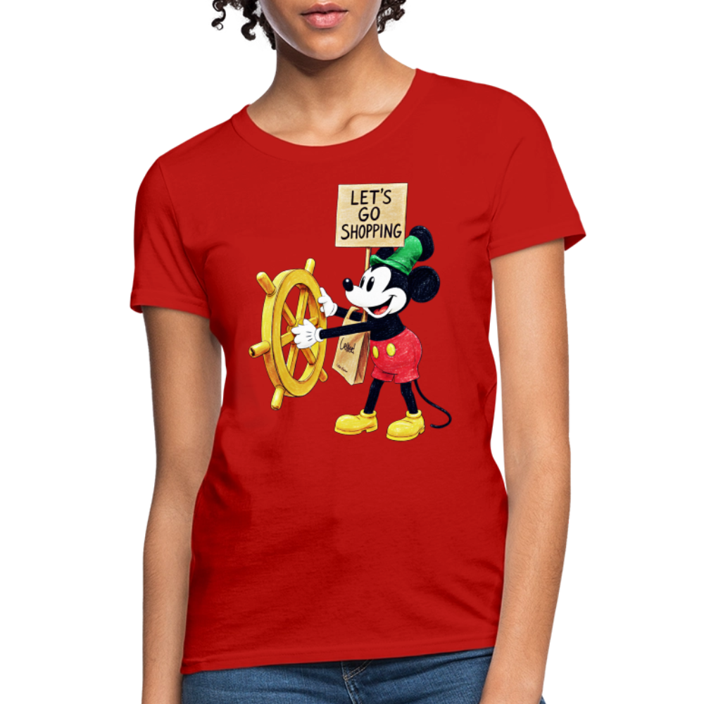 Let's Go Shopping - red