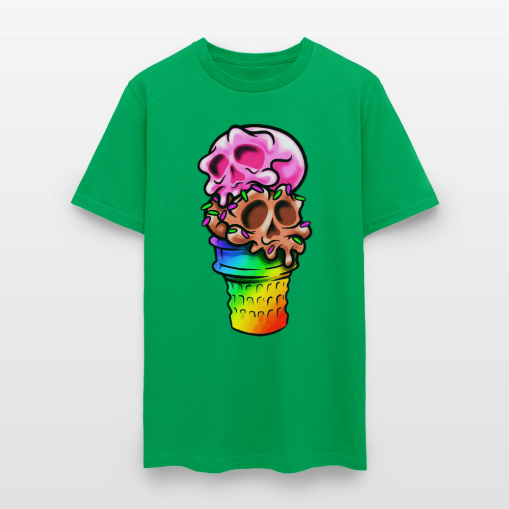 Cone Skull - bright green