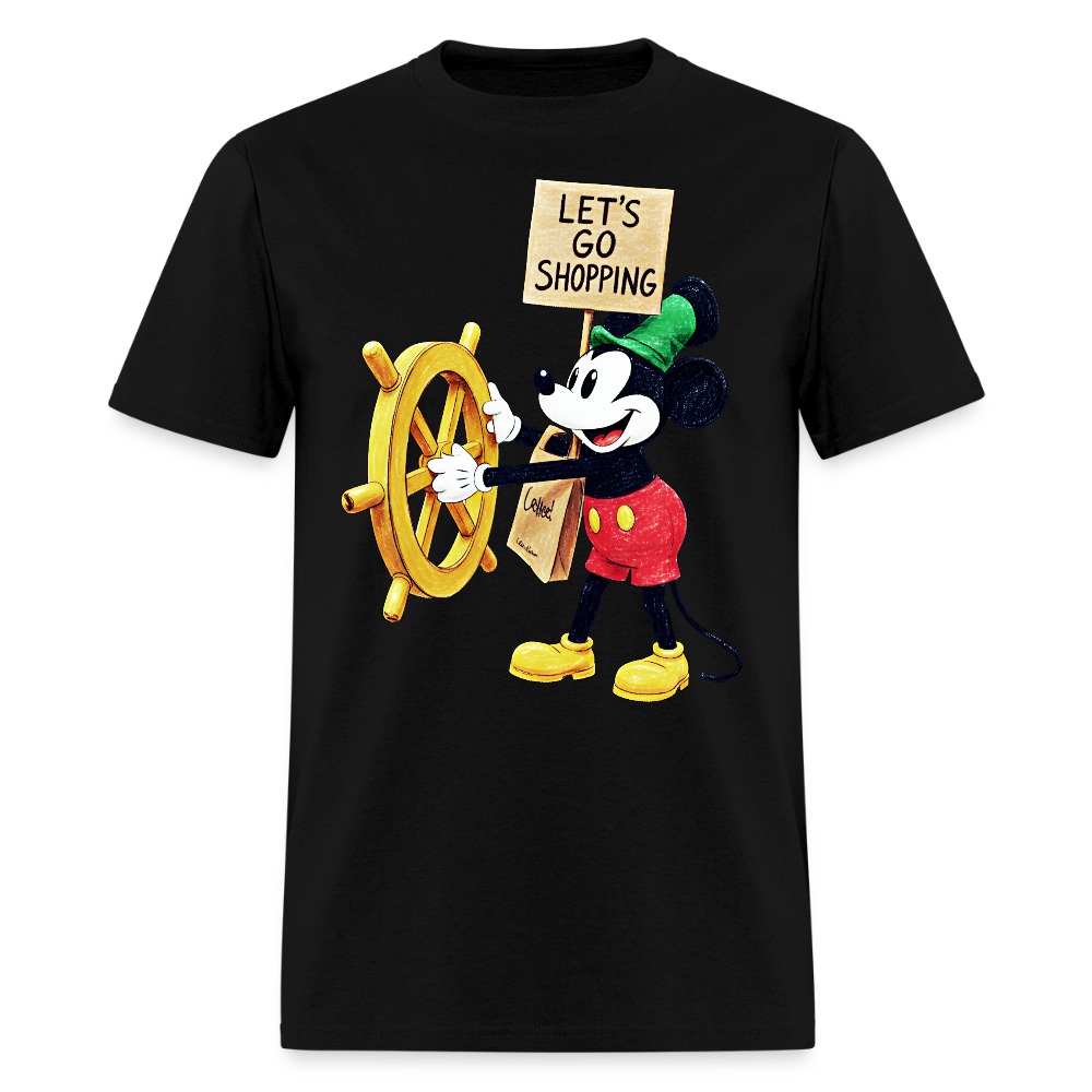 Let's Go Shopping - black