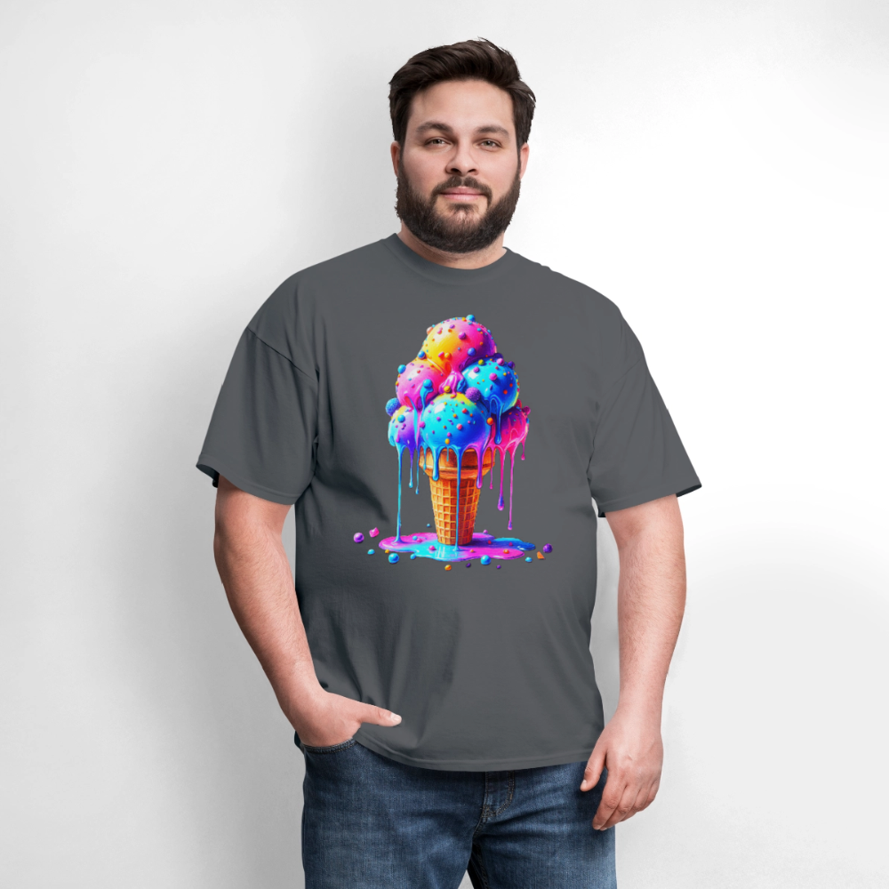 Melting Rainbow - charcoal