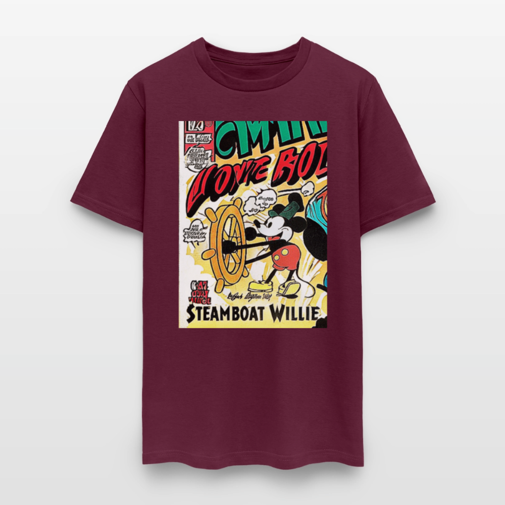 Steamboat Willie - burgundy