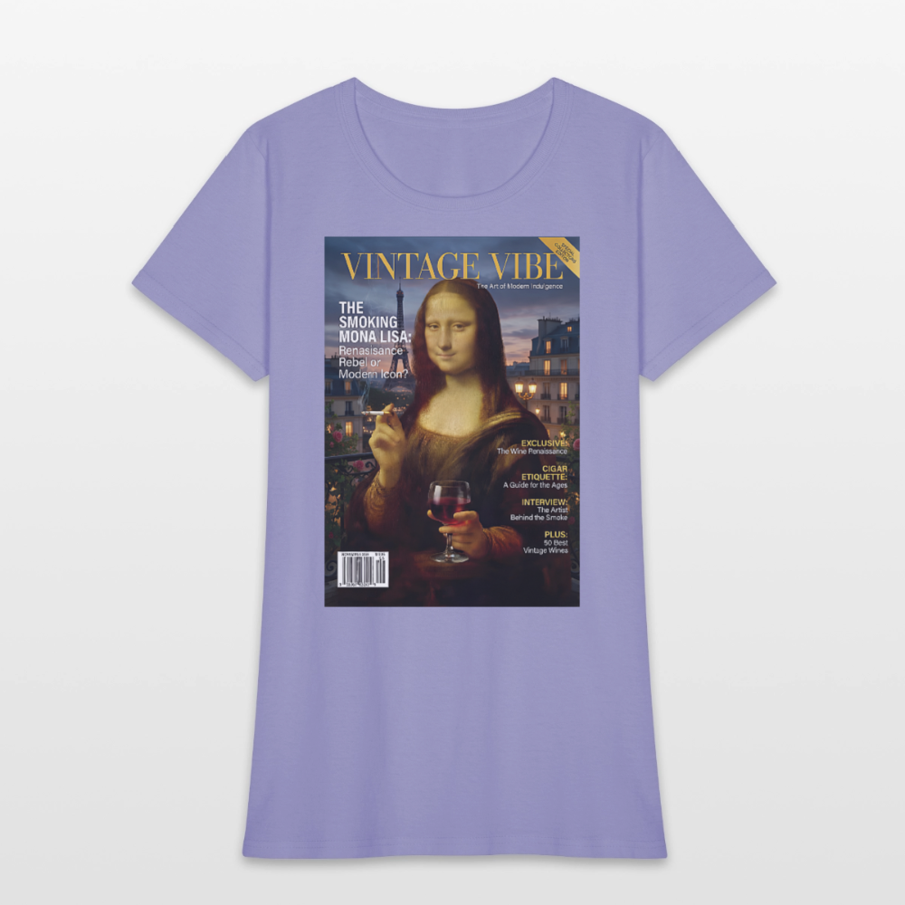 A Smoking Mona Lisa - lavender