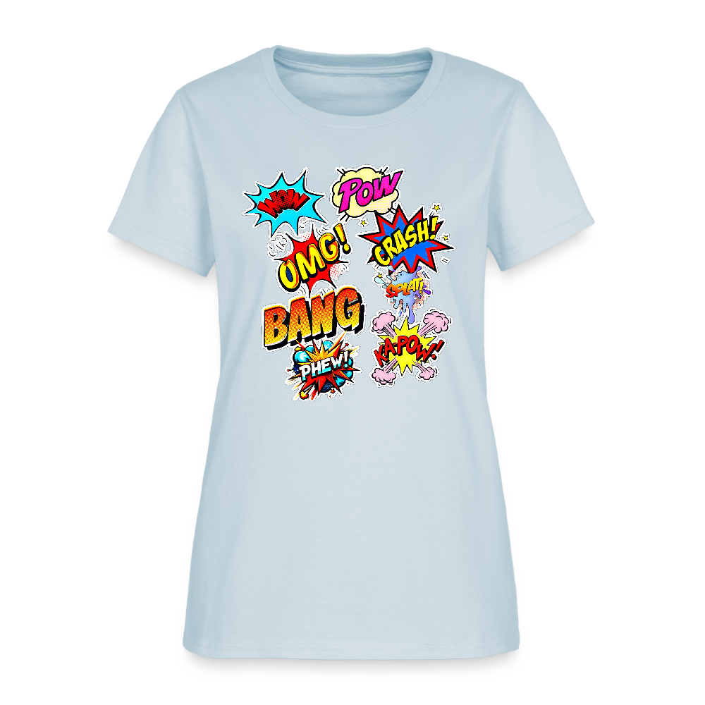 Comic Time - light blue