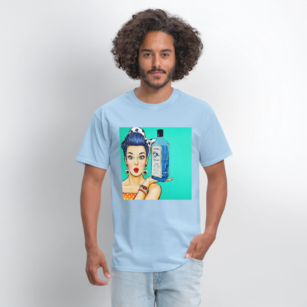 Retro Woman - powder blue