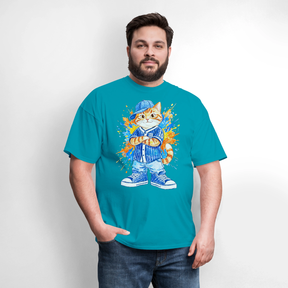 Cool Cat - turquoise