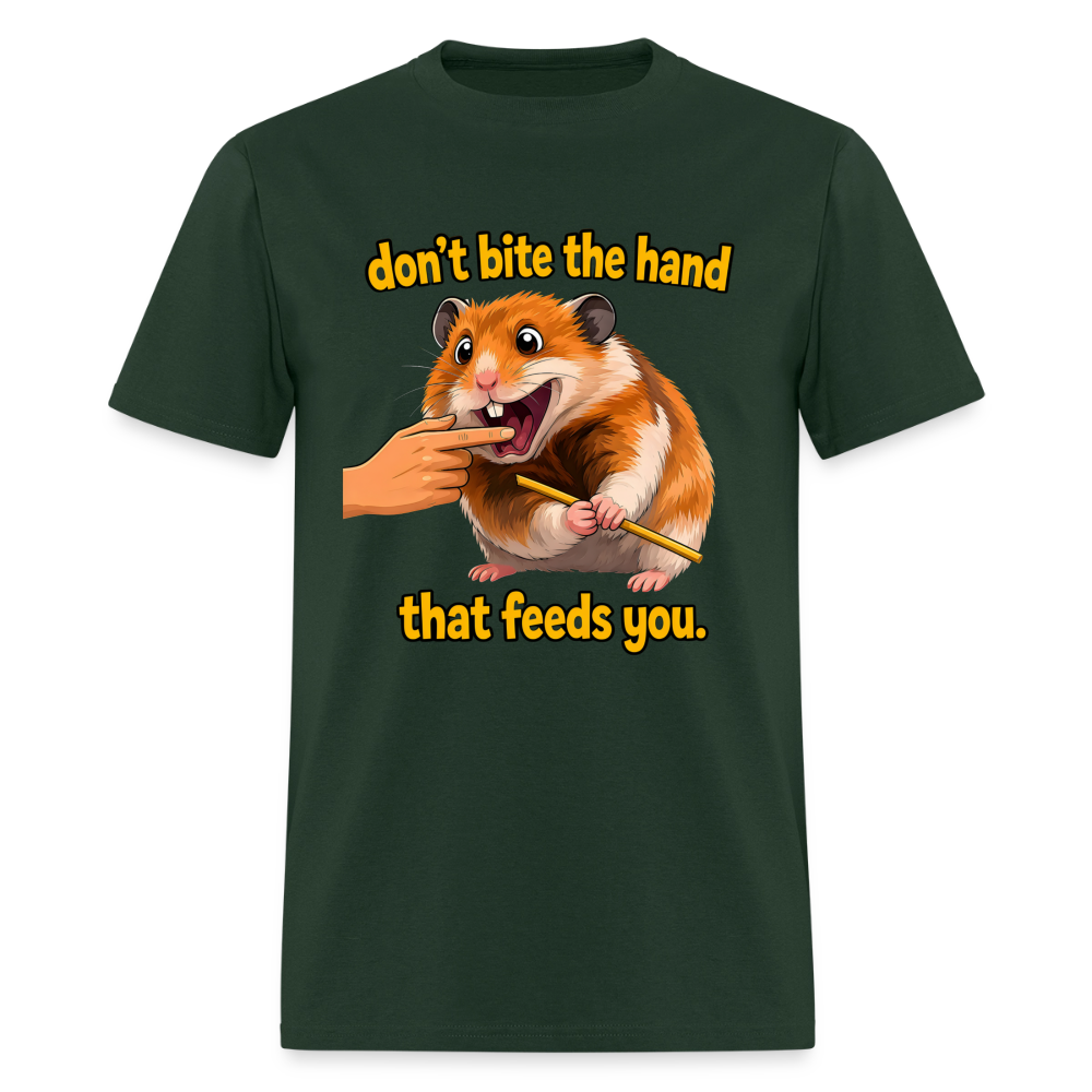 Don't Bite The Hand - forest green