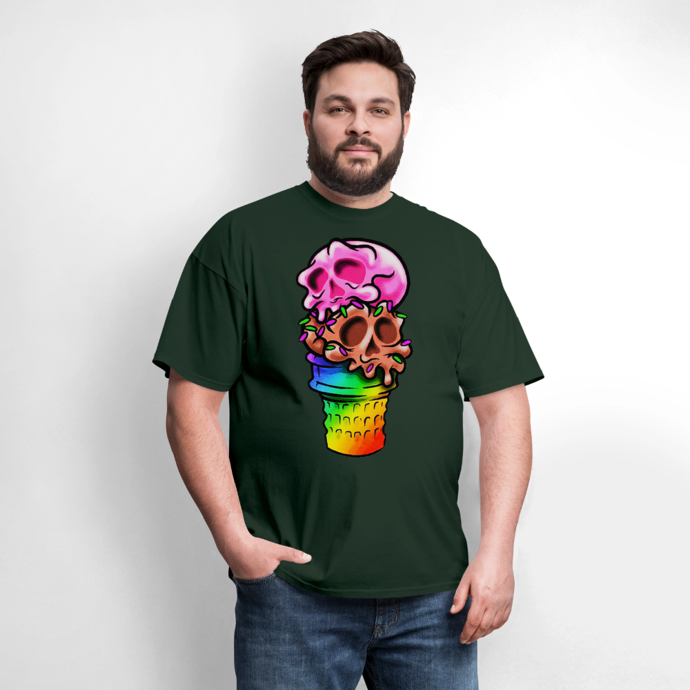 Cone Skull - forest green