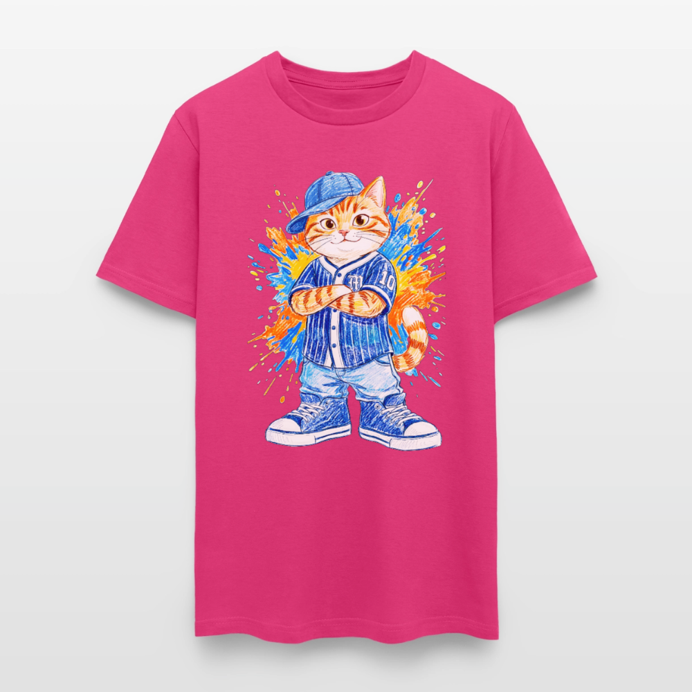 Cool Cat - fuchsia