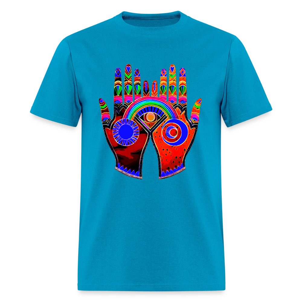 Open Hands - turquoise