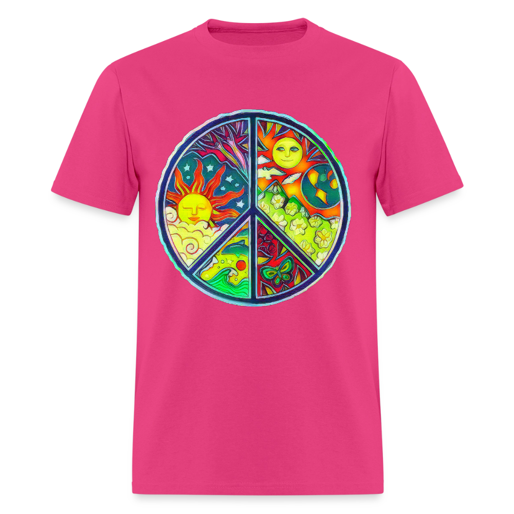 Peace - fuchsia