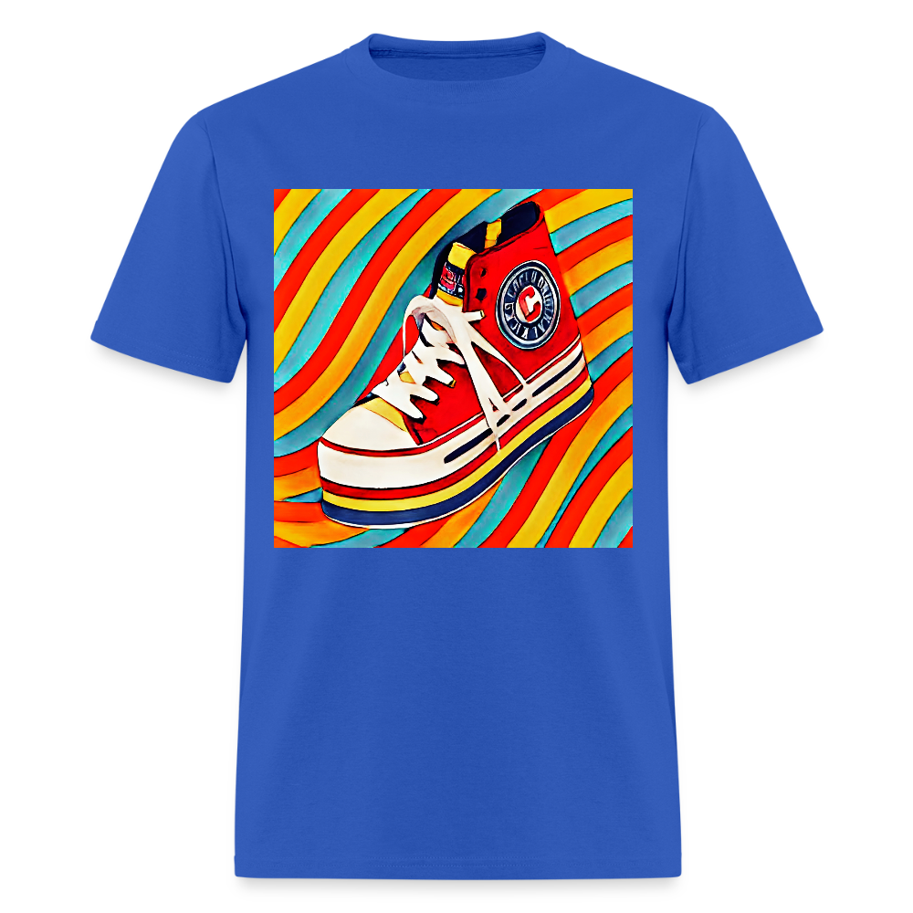 High Top Sneaker - royal blue