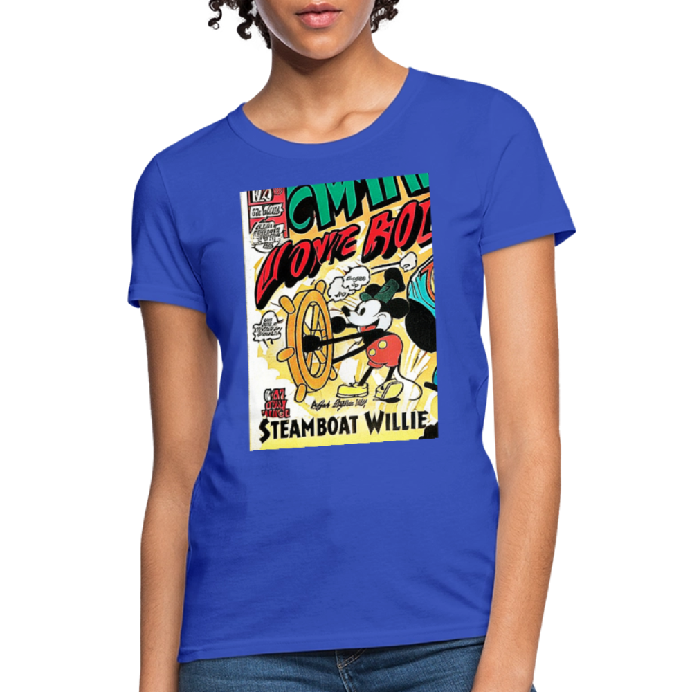 Steamboat Willie - royal blue